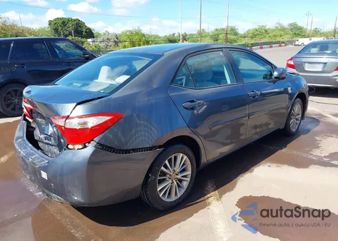 2015 Toyota Corolla Le/Le Plus/Le Premium z USA, uszkodzony, nr VIN 5YFBURHE4FP245139